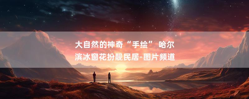 大自然的神奇“手绘” 哈尔滨冰窗花扮靓民居-图片频道